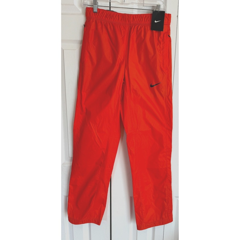 NEW Nike‎ Storm-Fit Track Pants Orange Black Ankle Zip Women's Size S 536533-819